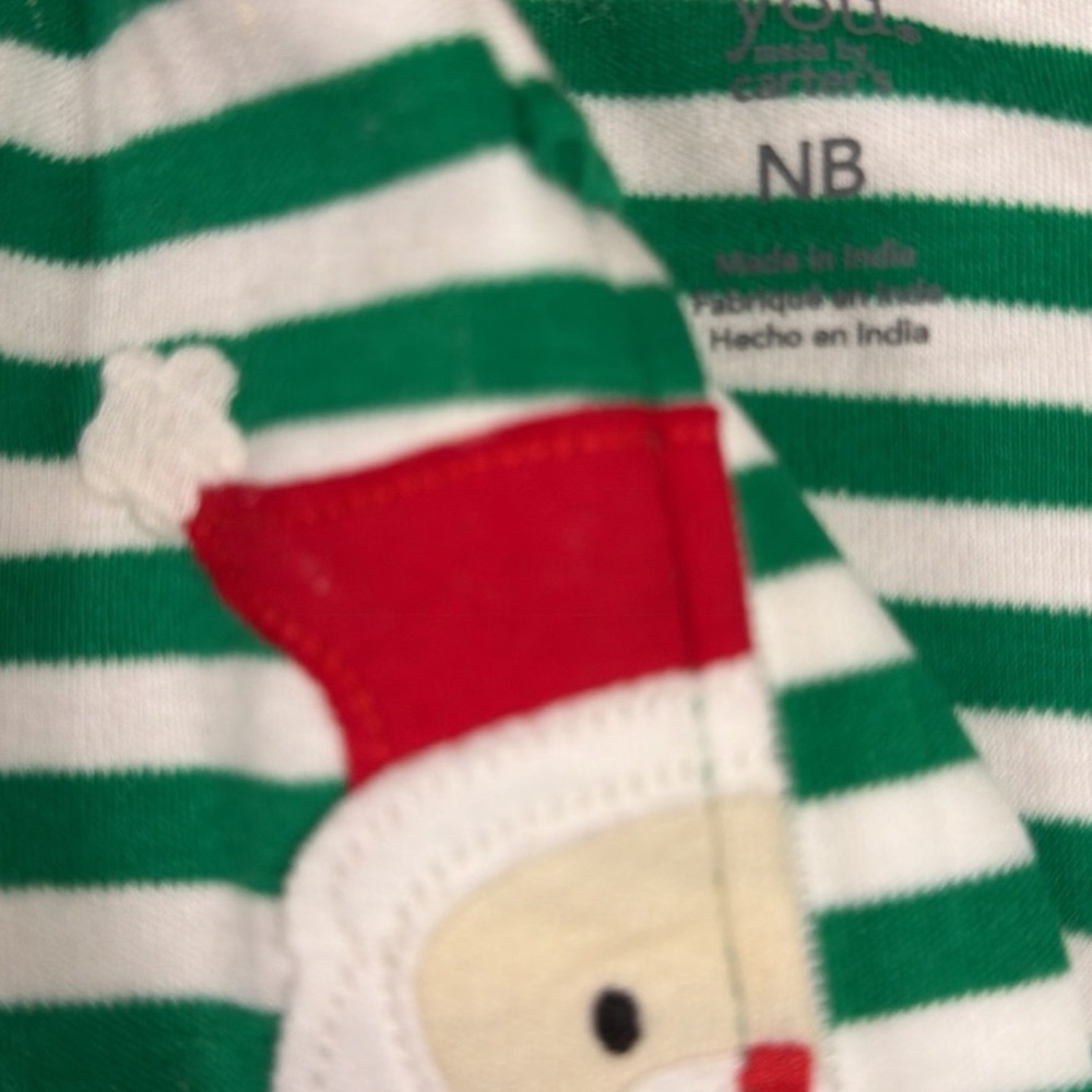 Festive Green and Red Striped Christmas
Sleeper NewBorn - Picture 3 of 4